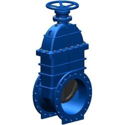 купить Запорная арматура Tecofi Robinet sertar cauciucat corp plat PN10/16 DN 50 в Кишинёве 