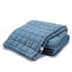Plapuma pentru adulti La Millou Biscuit Collection – Navy 140x200 cm