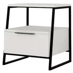 cumpără Noptieră Trendy Pal Alb v2, 45x50x41cm (GTR001499) în Chișinău 
