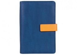 Agenda Organiser 190x130 Albastra + Orange, cu inele