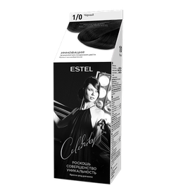 Vopsea p/u par, ESTEL Celebrity, 125 ml., 1/0 - Negru