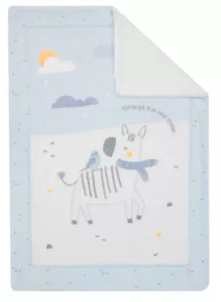 cumpără Lenjerie de pat pentru copii Kikka Boo 31103020153 Paturica super moale Sherpa Stripy Friends, 80/110cm în Chișinău 