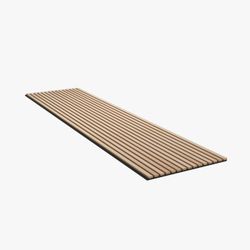 Деревянная акустическая панель Classic Oak (Черная подложка) AKUPANEL