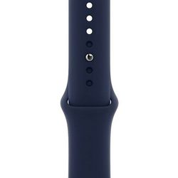 Apple Watch Series 6 GPS, 44mm, Aluminum Case with Deep Navy Sport Band, M00J3 GPS, Blue