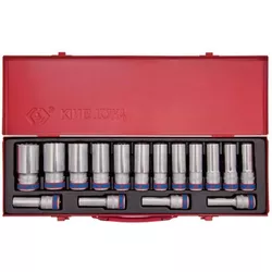 cumpără Set de tubulare, bite, duze King Tony 4216MR набор торцевых головок глубоких 12 гран. 10-32мм 1/2", 16 пр. în Chișinău 