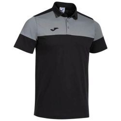 cumpără Îmbrăcăminte sport Joma Crew V Short Sleeve Polo Black Grey (XS) 103297.111 în Chișinău 