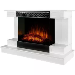 купить Камин электрический ArtFlame Azona & Flamora, 710x1120x430mm, Alb в Кишинёве 
