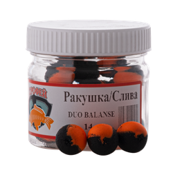 Бойлы насадочные Ракушка-Слива 14mm Duo Balance