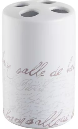 купить Стакан для зубных щёток Bisk 06568 Suport periute de dinti STAMP в Кишинёве 