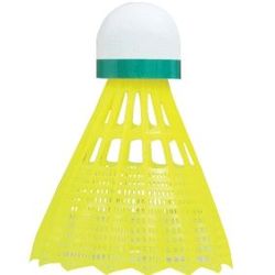 Fluturas badminton "Slow" (nylon, pluta) Talbot Torro Tech350 479115 yellow-green (4703) (buc)
