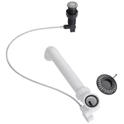 купить Донный клапан Reginox R39816 Push Pop-up Comfort Gun Metal II в Кишинёве 