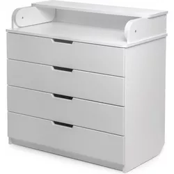 купить Комод-пеленатор PernaMea HappyBaby 900 MDF Alb (114457) в Кишинёве 