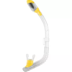 cumpără Accesoriu pentru înot Cressi-Sub Tub inot MINIDRY SNORKEL sil. clear/tube yellow (ES258810) în Chișinău 