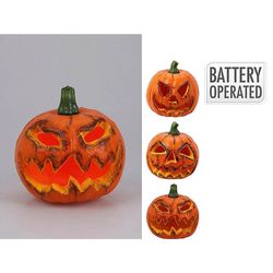 купить Декор Promstore 39902 Сувенирная тыква на Хэллоуин со светодиодами 15x15x16 см в Кишинёве 
