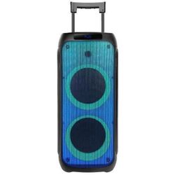 купить Колонка портативная Bluetooth Eden Party Speaker ED-1016 with 2 Wireless Microphones 100W, Black в Кишинёве 