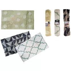 купить Коврик для ванной MSV 49925 Covoras pentru baie 50x80cm, bumbac в Кишинёве 