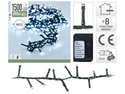 Огни новогодние "Ветка" 1500LED белый, 30m, 8режимов