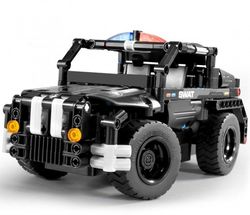 8026, XTech Bricks: 2in1, Police Car, R/C 4CH, 355 pcs