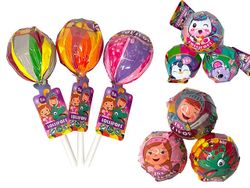 Леденцы Lollipop XL Сказочные персонажи/Животные 15шт
