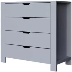 купить Комод Trendy Duru 1600-31-White, 90x85x42cm (GTR007926) в Кишинёве 