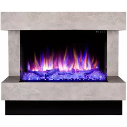 cumpără Șemineu electric ArtFlame Glow & Haiti 33, 880x1100x350mm, Gri în Chișinău 