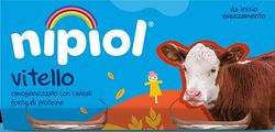 NIPIOL пюре из телятины (6 месяцев) 160г (2х80г)
