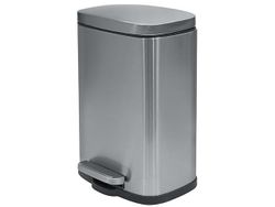 Cos pentru gunoi cu pedala 5l Akira 30X21X17cm, metalic, inox