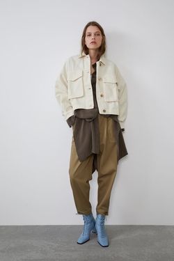 Куртка ZARA Бежевый 8527/201/712
