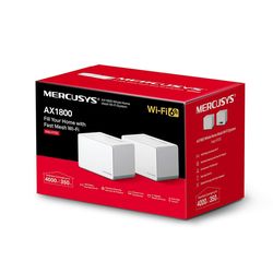 Whole-Home Mesh Dual Band Wi-Fi 6 System MERCUSYS, "Halo H70X(2-pack)", 1800Mbps, MU-MIMO,Gbit Ports