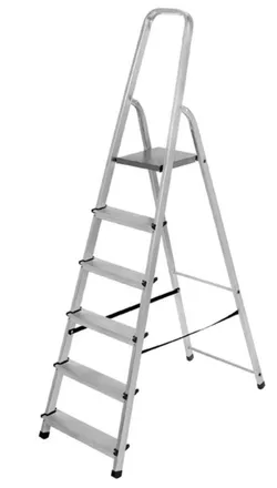 cumpără Scară Bau Welt Pliabilă Slim din aluminiu cu 1 secţiune 6 tr. în Chișinău
