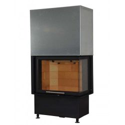 Каминная топка KOBOK CHOPOK R90 55 VD 600/510-S/500 (L/P) - угловая, с подъемной дверцей (левая/правая)