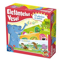 Настольная игра Elefantul vesel - o plimbare in natura, код 41197