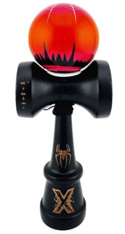 купить Активная игра Essa 165440 Kendama Super Sticky X Original, 7.5x6x18cm, Păianjen negru-roșu в Кишинёве 