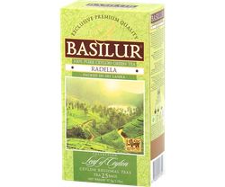 Чай зеленый  Basilur Leaf of Ceylon  RADELLA GREEN  25*1,5 г