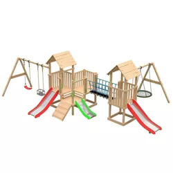 купить Детская площадка PlayPark 1433 Teren de joaca BRIDGE+Swing в Кишинёве 