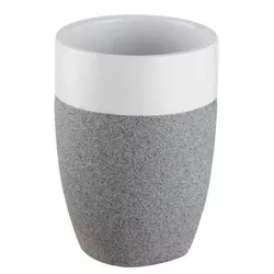cumpără Pahar pentru periuțe de dinți Bisk 06311 STONE gri. (ceramica) în Chișinău 