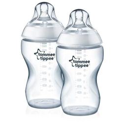 Tommee Tippee бутылочка пластиковая, 3+мес. 340 мл. 2шт