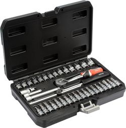 Set de prize cu clichet Yato YT-14471 SET 1/4" SET 38 elemente