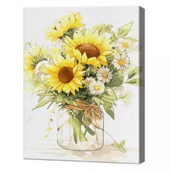 cumpără Tablou pe numere Art Gallery EX8668 Buchet in acuarela 30x40cm Eco în Chișinău 