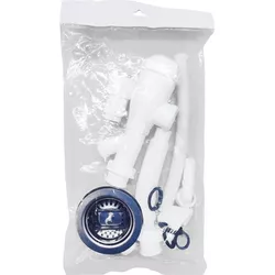 cumpără Sifon pentru chiuvetă bucătărie Uniplast B3-RFO45 tip butelie D.1.1/2"x40 cu 1 racord, preaplin si furtun gofrat 40/50 METLINE în Chișinău 