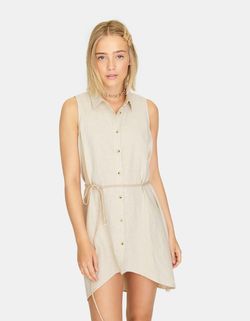 Платье Stradivarius Бежевый 6203/590/450