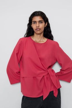 Блуза ZARA Красный 3564/183/630