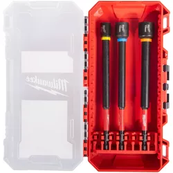 cumpără Set de tubulare, bite, duze Milwaukee 4932499426 Set din 3 capuri magnetice lungi 8.10.13 mm în Chișinău 