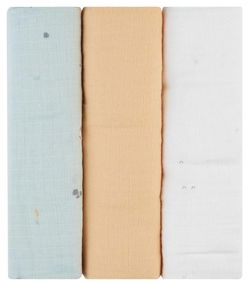 cumpără Accesoriu pentru înfășat Kikka Boo 31103010092 Pelinci de muselina Sleepy Sheep, 100x100cm, 3buc în Chișinău 