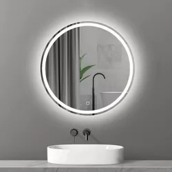 купить Зеркало для ванной Bayro Gama круглое 600x600 LED touch в Кишинёве 