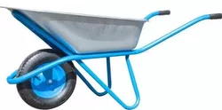 cumpără Roabă Hammer 28722 cu roată din spumă poliuretanică cu rulment (100L) albastra în Chișinău 