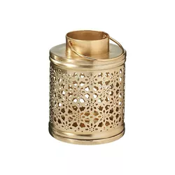 купить Декор Promstore 10956 Sfesnic metalic Felinar 9x12.5cm, auriu в Кишинёве 