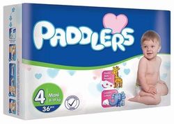 Подгузники Paddlers Standart №4 Maxi 8-19kg 36