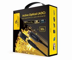 Cable HDMI to HDMI D&A Active Optical 30.0m Cablexpert, 4K UHD at 60Hz, CCBP-HDMID-AOC-30M