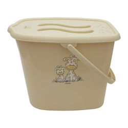 Găleata pentru scutece cu capac Giraffe, bej, cod 41110